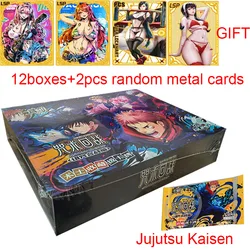 2024 Newest Wholesale 12boxes Jujutsu Kaisen Cards JJK Booster Box Gojo Satoru Nanami Sukuna Hobby Chrismas Gift