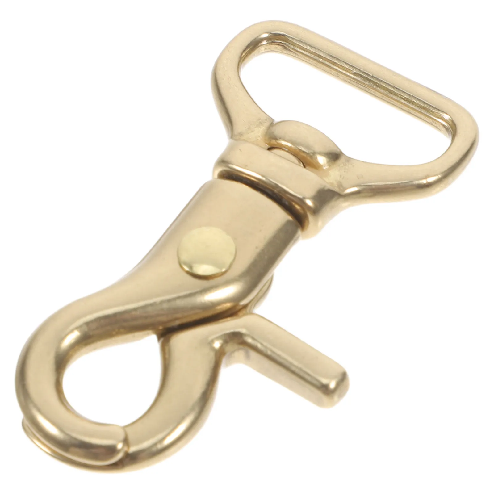 

Brass Keychain Swivel Snap Hook Heavy Duty Clasp Clip Solid Lobster Hooks Golden For Bag Wallet Purse Strap Attachment Hardware