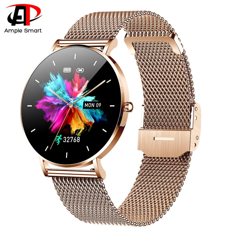 

Men Women Smart Watch Bluetooth Wrist Watch with IP67 Waterproof, Heart Rate/SpO 2/Sleep/Women's Period Health Monitoring.