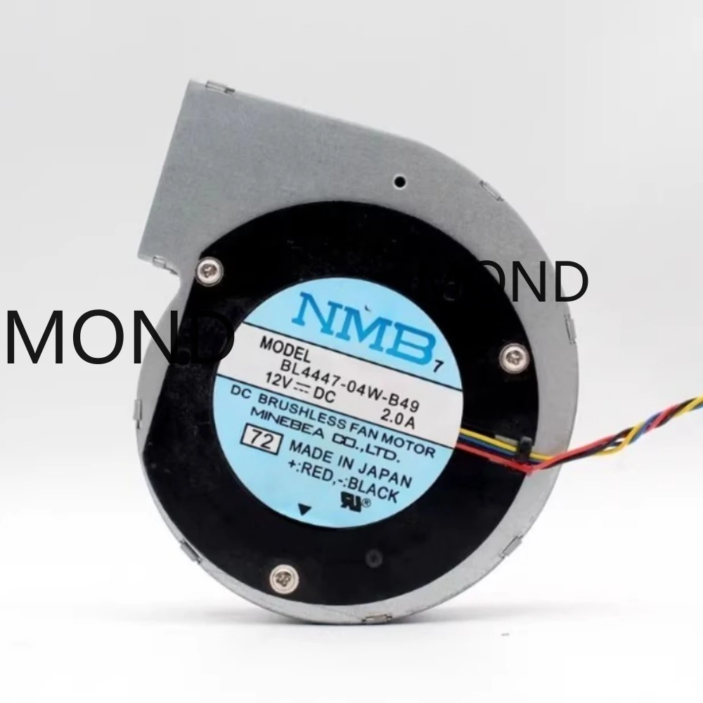NMB BL4447-04W-B49 DC 12V 2A 11028 11CM 바베큐 스토브 송풍기 속도 제어 터빈 원심 터보 팬 금속 프레임 New
