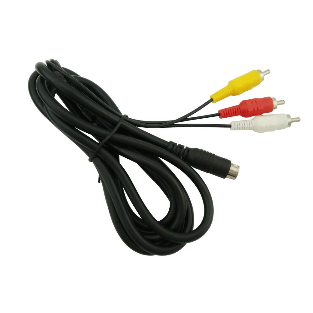 1 buah 9Pin untuk kabel AV Video Audio Sega Genesis 2 kabel RCA untuk Mega Drive MD 2