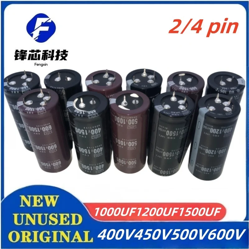 

OX Horn Black Diamond Audio Aluminum Electrolytic Capacitor 400V 450V 500V 600V 1000UF 1200UF 1500UF 2/4 Pin Diverse Volumes