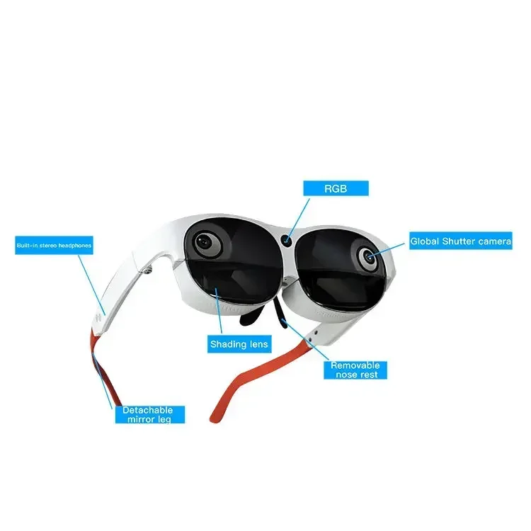 2026 4Portable Ar Glasses Steamdeck Connection Multifunctional Virtual Reality 15 Times Bird Bath Module 2026 Premium.