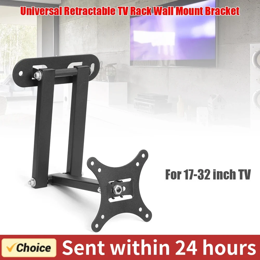 Universele Intrekbare Tv Mounts Muurbevestiging Beugel Dragende 30Kg Voor 17 Tot 32 Inch Lcd Monitor Tv Stand Uitbreidingsbeugel