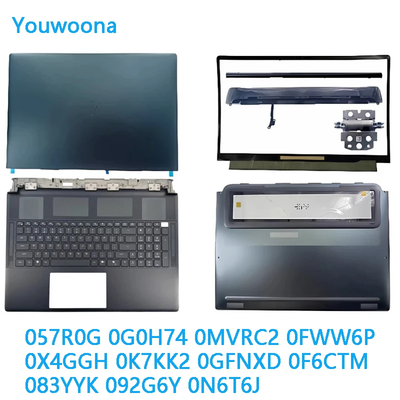 Nueva funda superior ORIGINAL para ordenador portátil/cubierta trasera LCD para DELL Alienware 18 Area-51 057R0G 0G0H74 0MVRC2 0K7KK2 0GFNXD