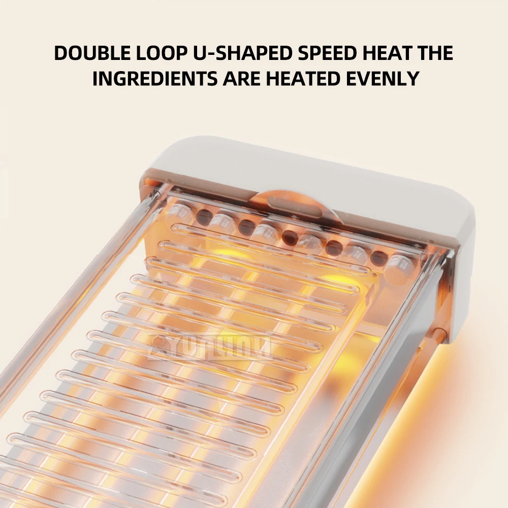 Многофункциональный 6-рулонный гриль для хот-догов, автоматическая вращающаяся жаровня для колбас, машина для приготовления хот-догов, машина для завтрака F-103