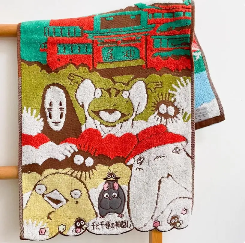34x80cm, There Are Patterns, Pure Cotton Embroidered Thick Towel Square Towel, All Cotton Untwisted Cartoon Cute