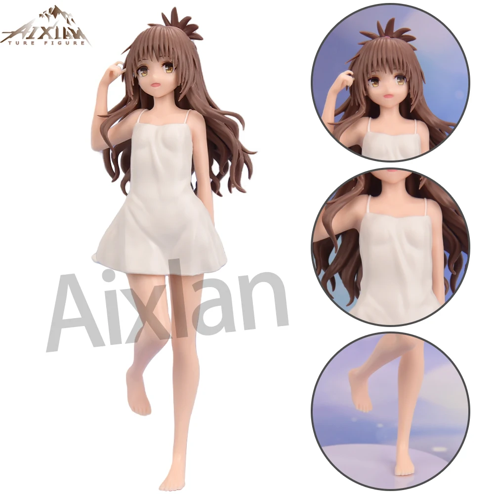 Aixlan To Love-Ru Yuuki Mikan Figure 25cm Lovely To Love PVC Action Figure Amine Thanksgiving Gift Collectible Figurine