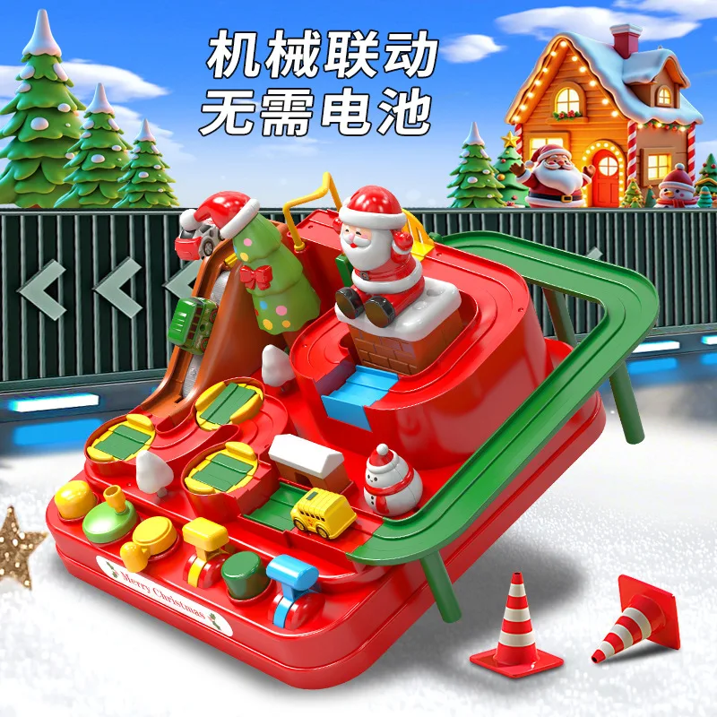 الأطفال مغامرة سباق المسار اللعب Diy تجميعها ألعاب الديناصور انزلاق سباق المسار سيارة مجموعة أطفال لعبة تفاعلية هدية الكريسماس #3