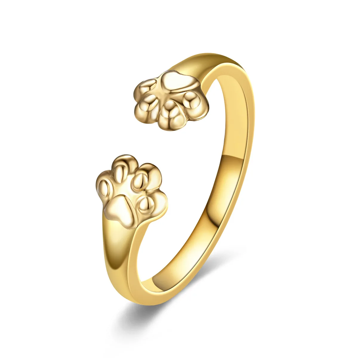 Adjustable Cat Paw Open Ring — product detail 6