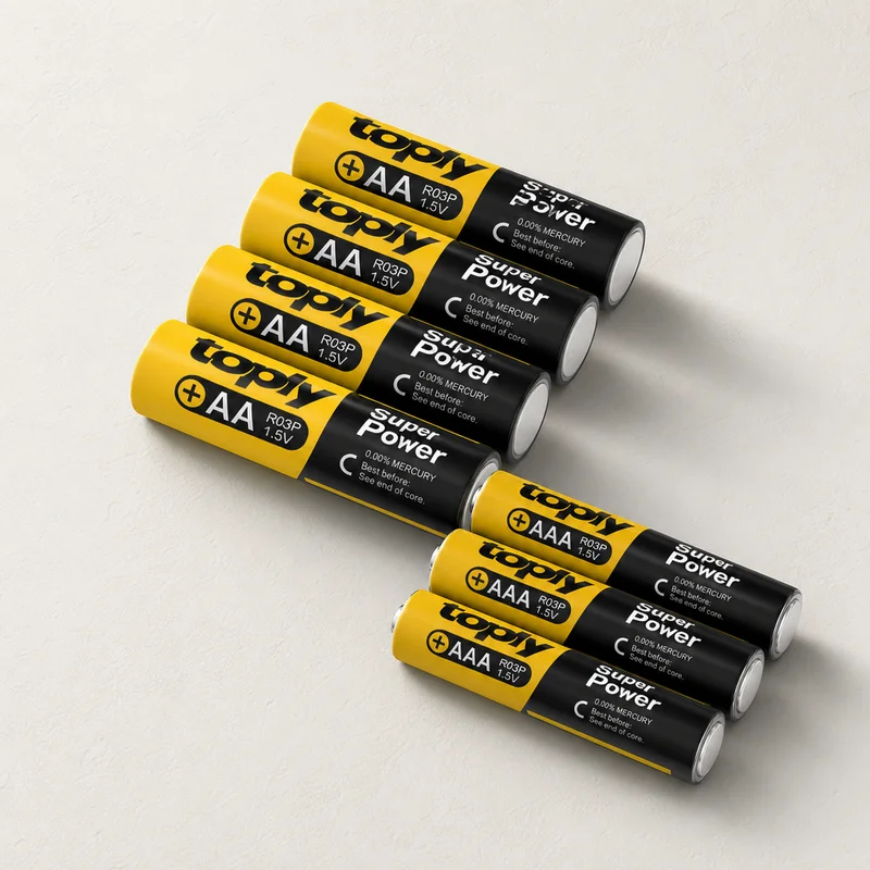 Replacement AA AAA 1.5V Carbon Zinc Dry Batteries Disposable Power Cells for Wireless Mouse Keyboard Alarm Clock