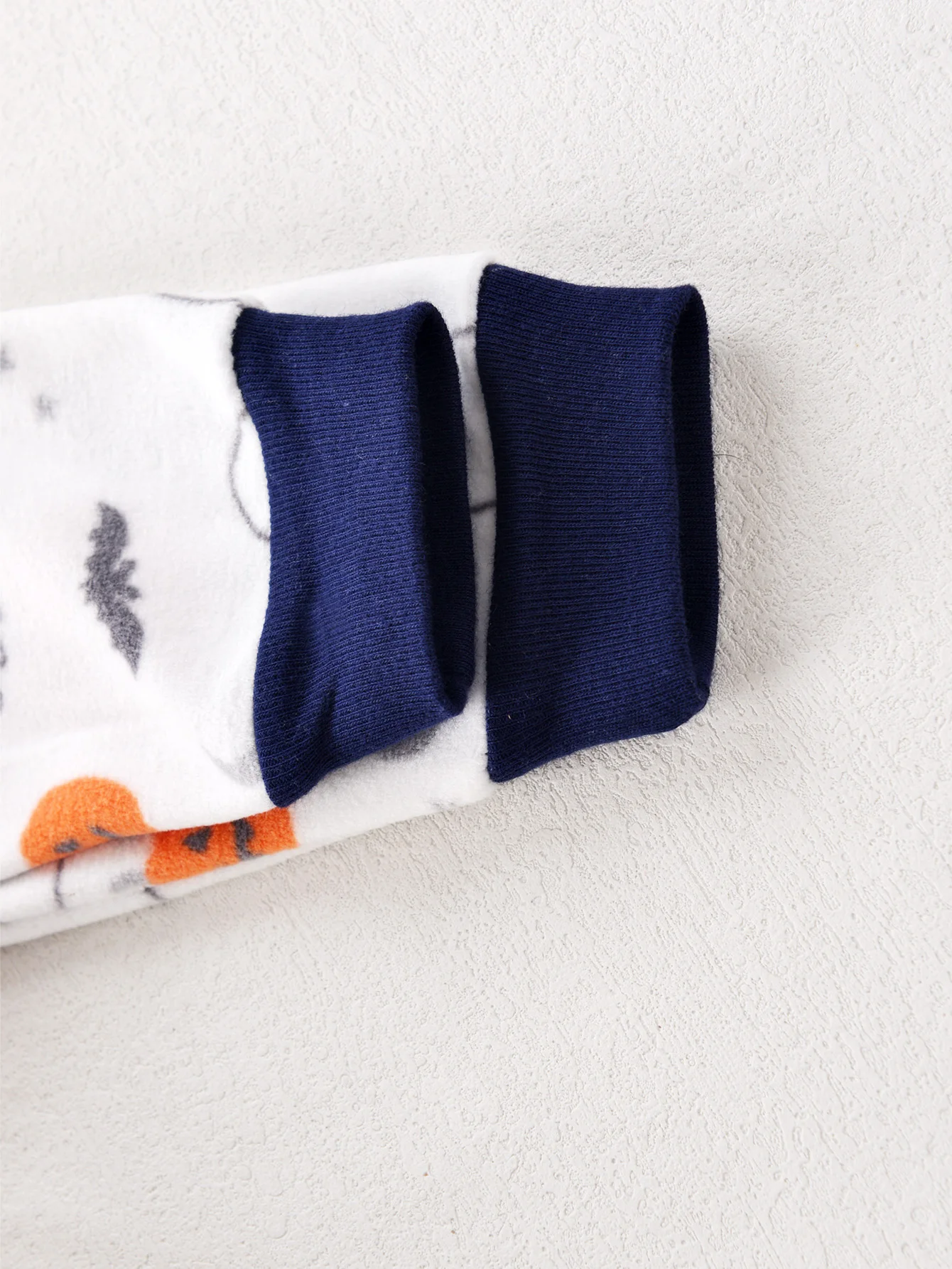 Halloween Cute Embroidered Baby Romper with Feet Warm Fleece Zipper Newborn Boys Pumpkin All-Over Print Autumn Winter Outfit 5