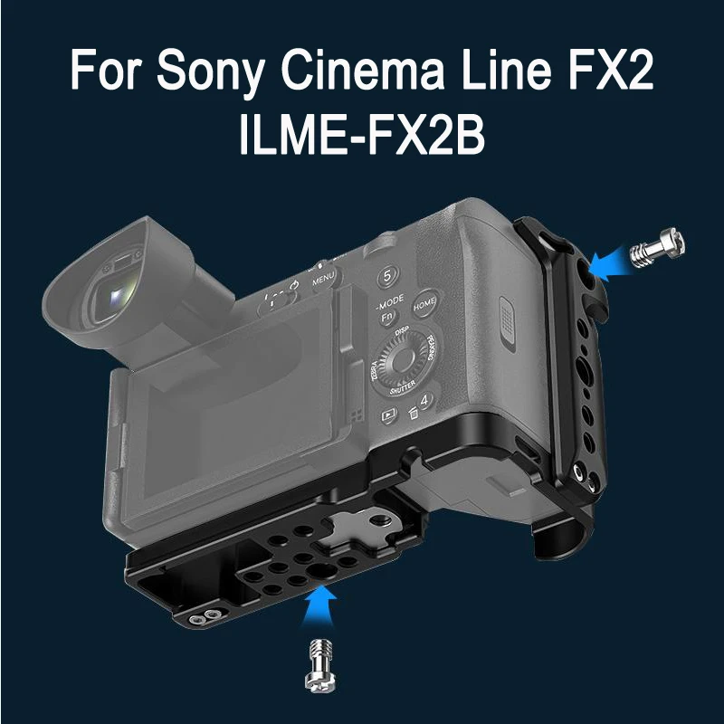

PULUZ для Sony FX2, клетка для видеокамеры, стабилизатор для Sony Cinema Line FX2, ILME-FX2B, крепление для камеры, расширительная рамка из алюминиевого сплава