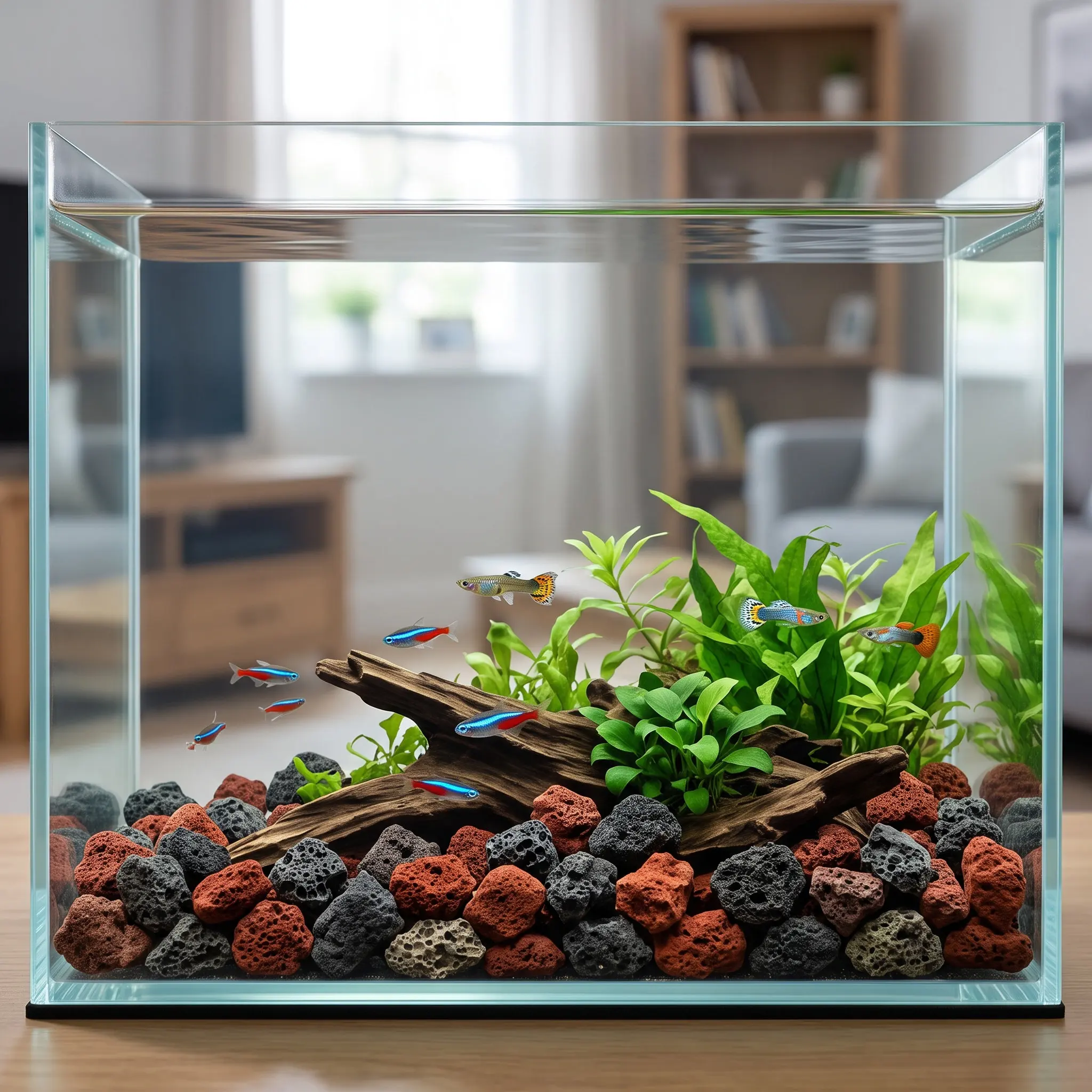 1Set Exquisite Multi-Function Aquarium Stones for Fish Tank Decor Garden Driveway Vase DIY Pond Turtle Tank Gravel Decorative