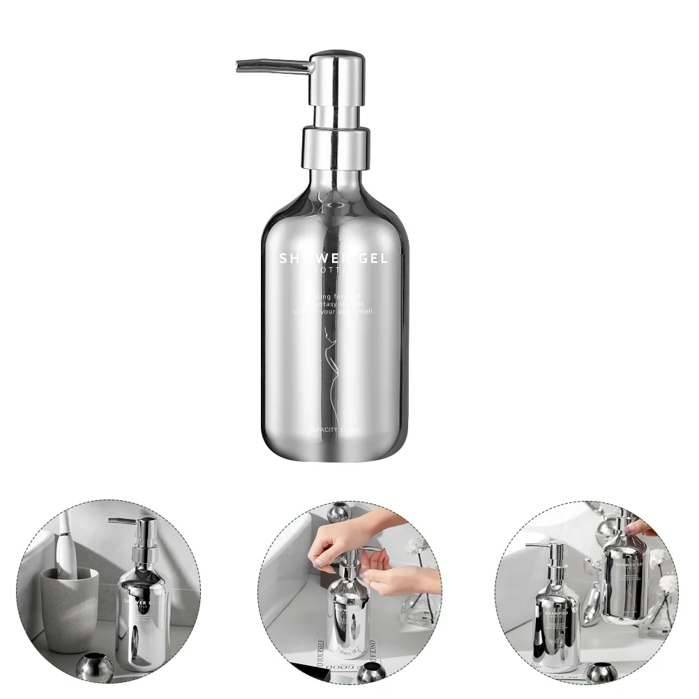 

Storage Bottle Replacement Travel Lotion Empty Dispenser Shampoo Press-type Hair Conditioner Plating Pp