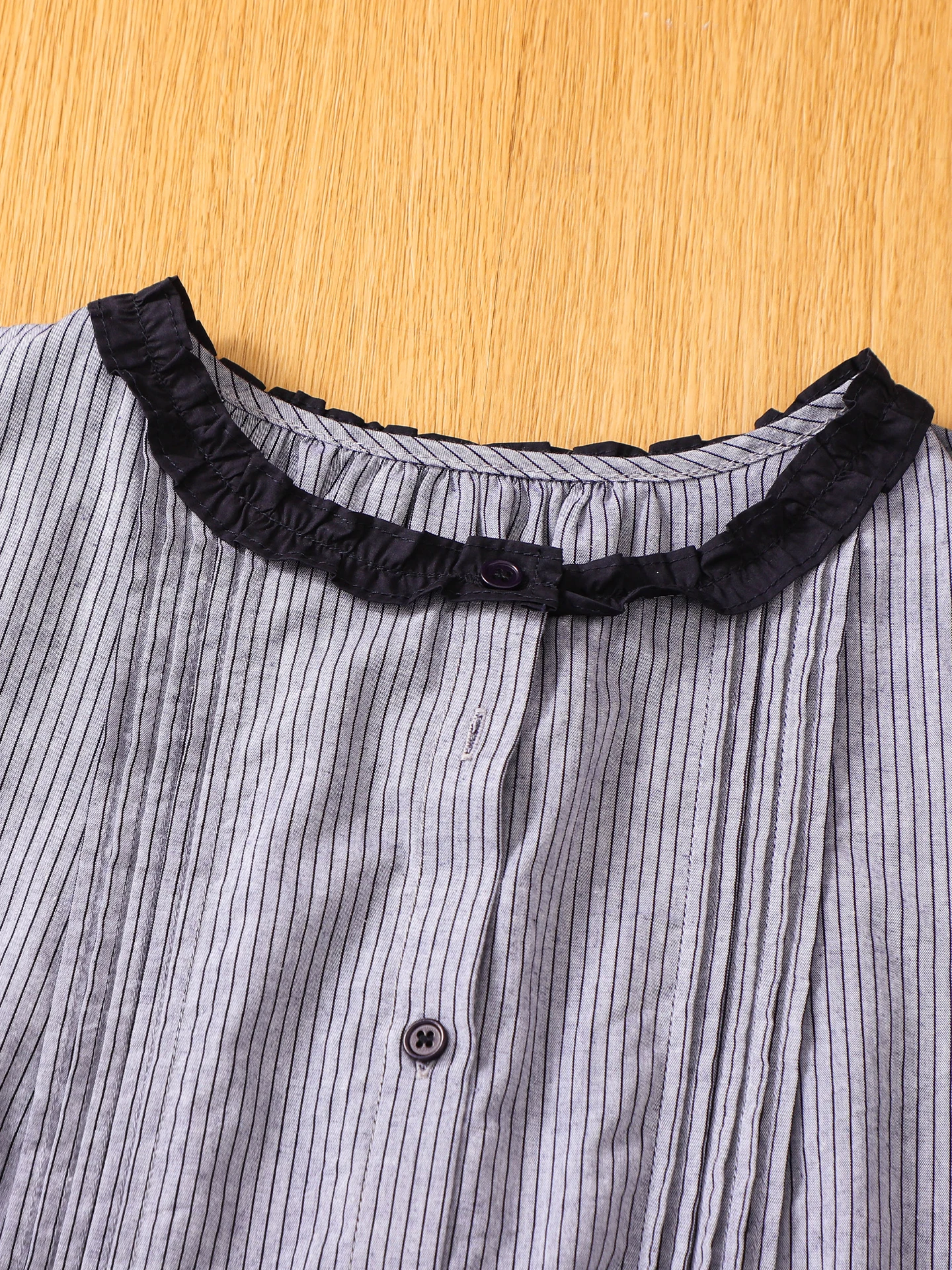 

Women's Loose Long Sve Striped irt Spring Autumn Vintage Sle Button up Floral Lace Collar Breathable Comfortable Top