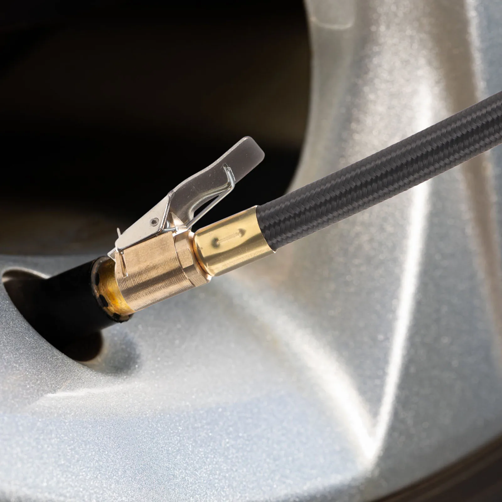 

Inflator Air Tire Inflator Attachment Valve Connect Tube Extension High Pressure Compressor Hose Adapter For Car Tire Valve