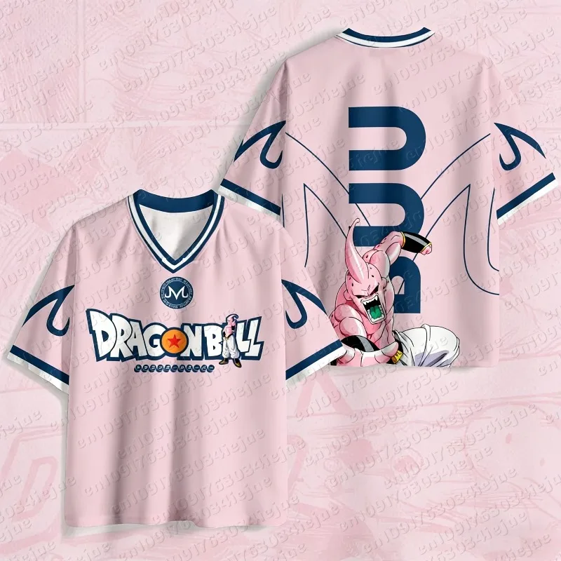 2026 Anime Cosplay T-Shirt Sonderedition Dragon Ball Fußballtrikot Herren Damen Übergroß Schnelltrocknend Sport T-Shirt Kinder/Erwachsene
