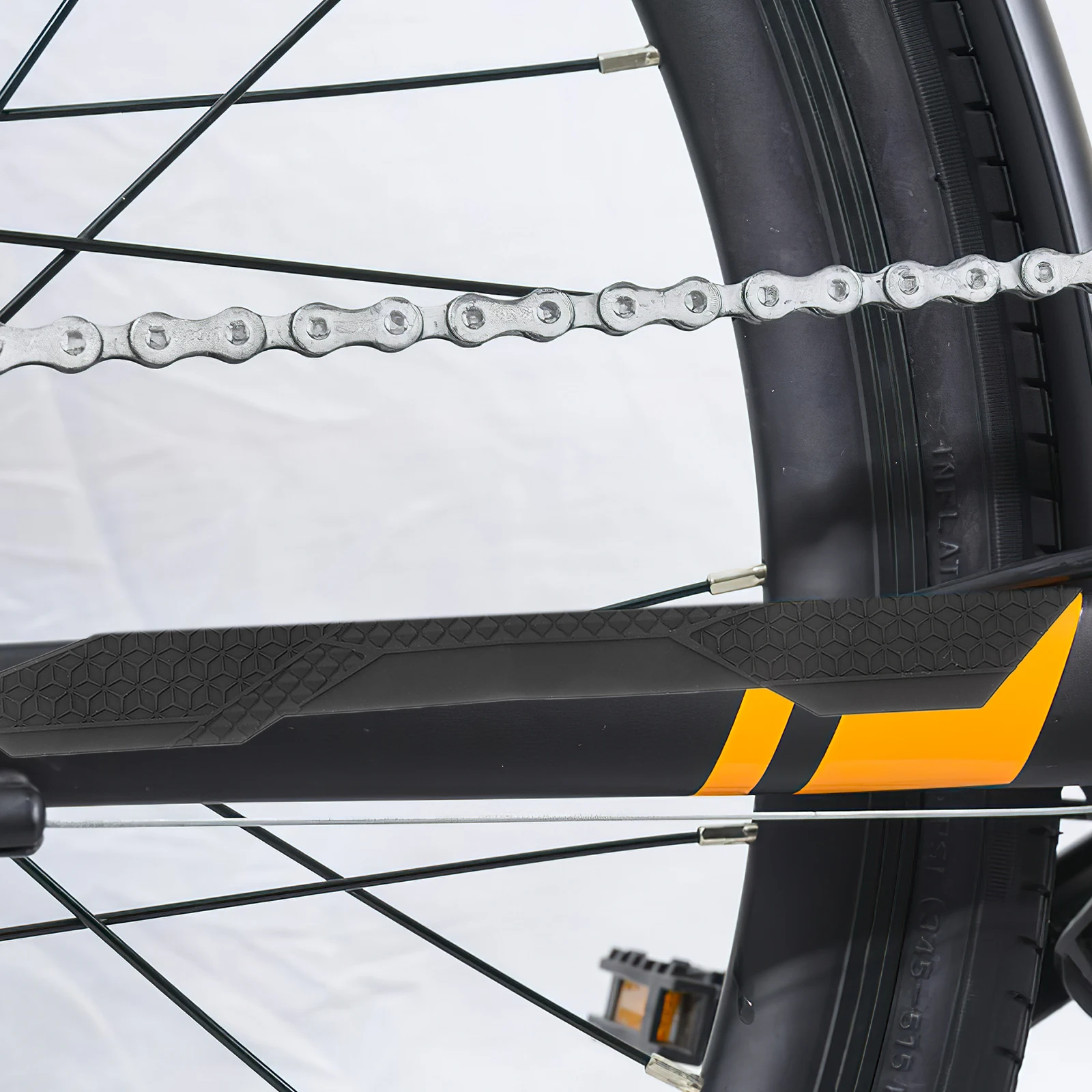 

Bicycle Chainstay Protector Guard Durable Silicone Frame Stickers Chain Guard Mountain Road Bikes Easy Installation