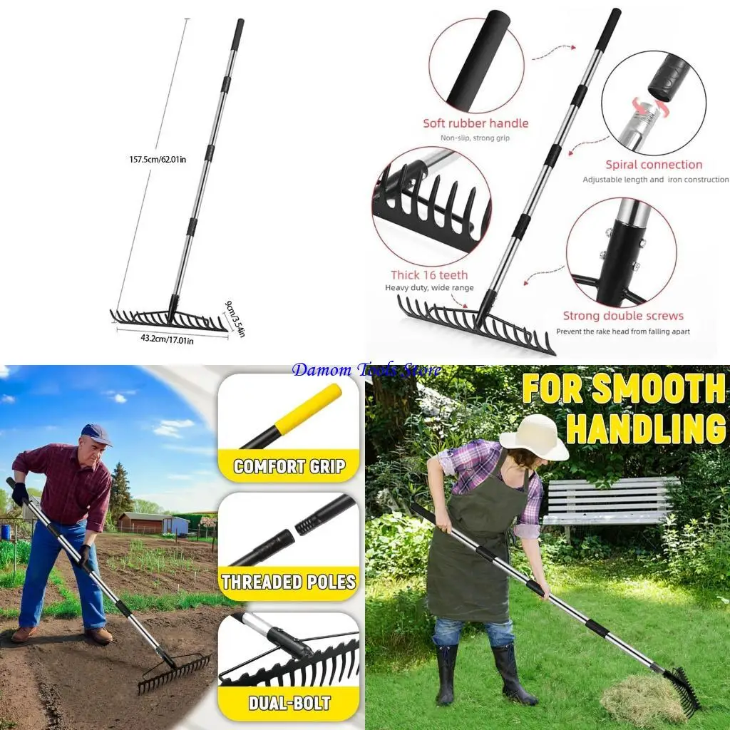 57BE Comfortable Two Function Garden Implement With Heat Treated Manganese Steel Head For Increased Longevity