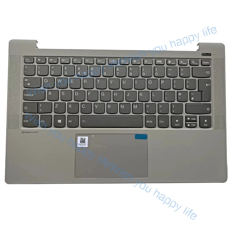 L... For Lenovo Ideapad 5-14IIL05 US Backlit Keyboard Headrest 5CB0Y88631