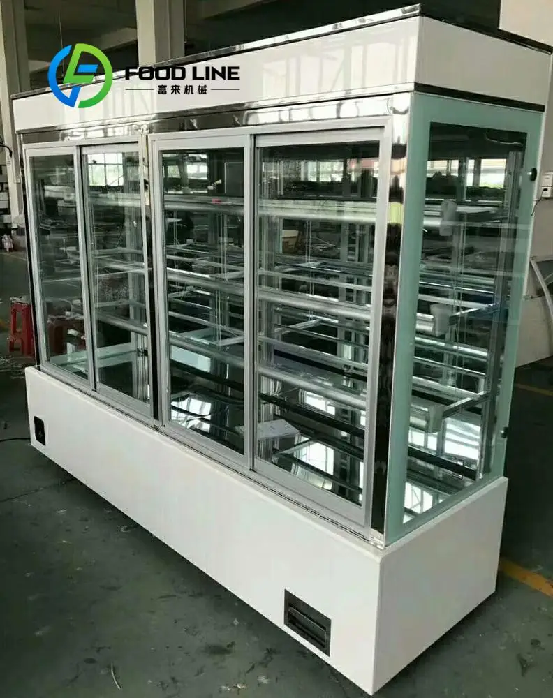 Pastry Display Chiller Built-In Led Light Strip Matches Cake Display Refrigerator To Brighten Every Layer Of Displayed Cream