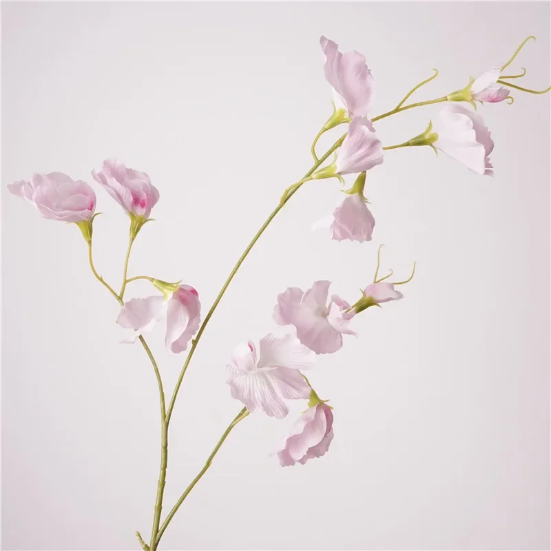 5 Stück/Set Künstliche Blumen mit Echtem Touch, Feuchtigkeitsspendende Erbsenblumen, Hochzeitsdekoration, Party-Blumenarrangement, Wohnaccessoires – Detail 7