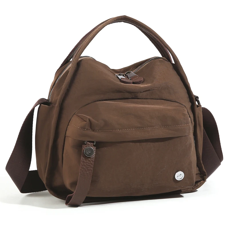 

Oxford Cloth Shoulder Bag with Pocket Messenger Bag Commuting Handbag for Women Men Work/Travel/College for Women Large Capacity