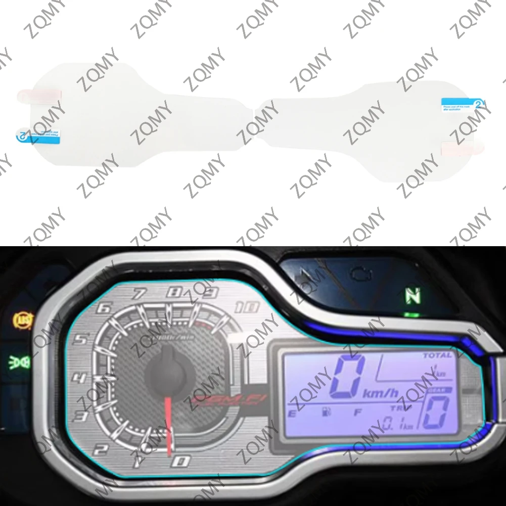 For Honda CB190X 2022 Motorcycle Dashboard Screen Protective Film Instrument Scratch Protector 2Pcs