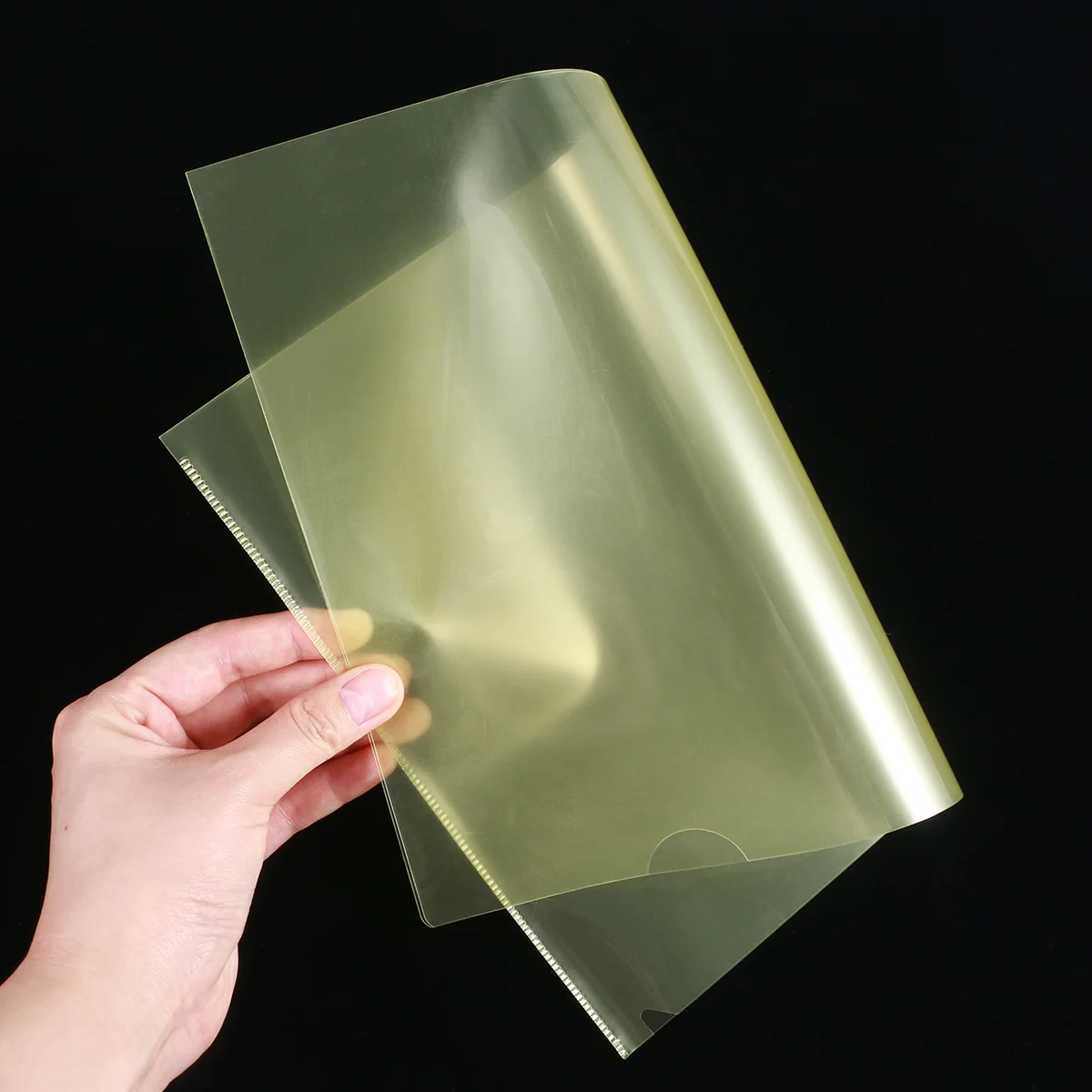 

30pcs A4 Transparent File L Shape Plastic Document Organizer For Home Office School Use A4 File Folder Transparent Folder