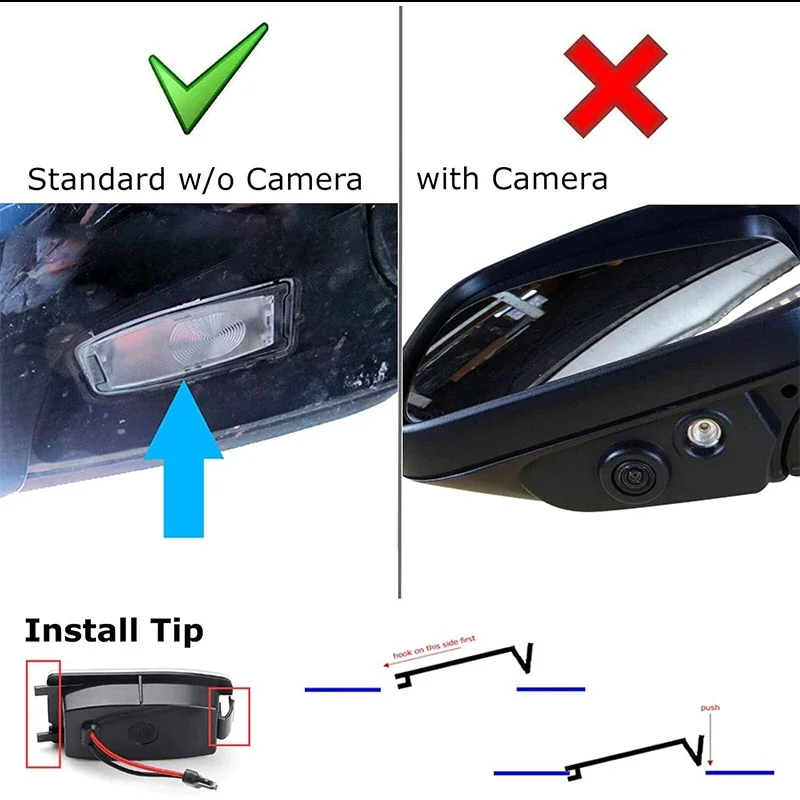 6000K White LED Under Side Mirror Puddle Lights for Land Rover Freelander 2 3 4 Range Rover Sport 1 L320 L322 L319 L359 LR2 view 4