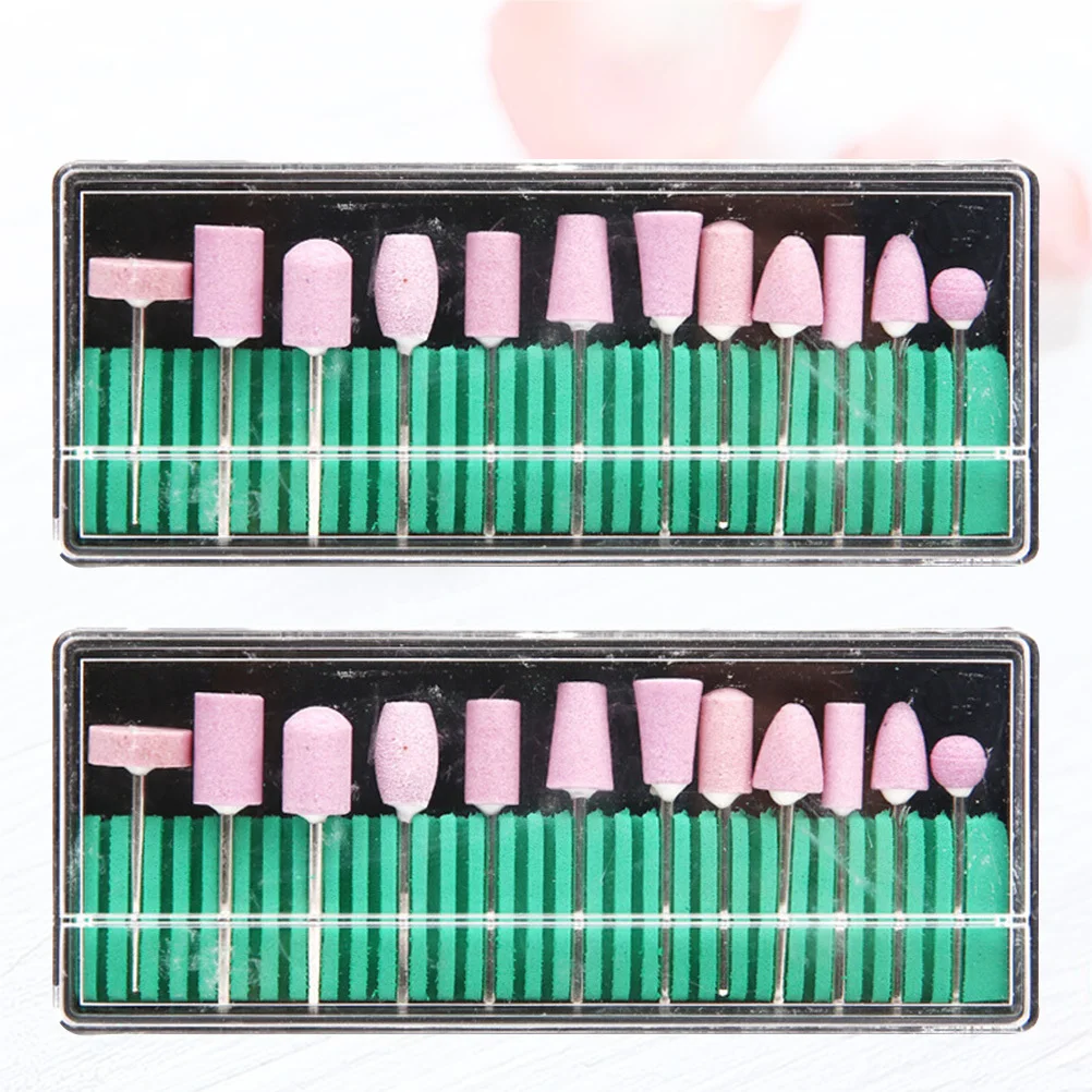 네일 드릴 비트 세트 전문가용 큐티클 클린 그라인딩 헤드 키트 매니큐어 페디큐어 DIY 아트 도구 호환 가능