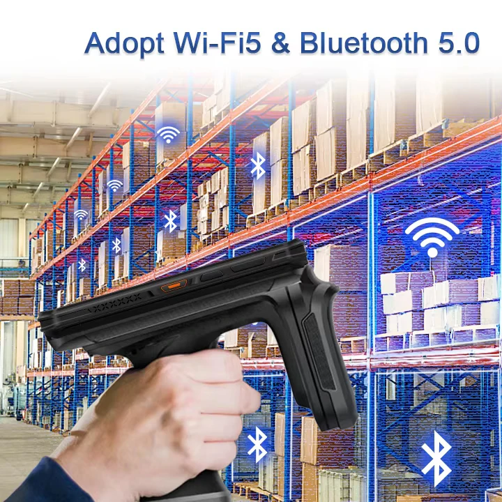 ZXY EDOO M82 Android Handheld 5G Mobile Terminal Pda IP68 1d 2d Barcode Scanner NFC Reader  With Removeable Battery 5000mAh