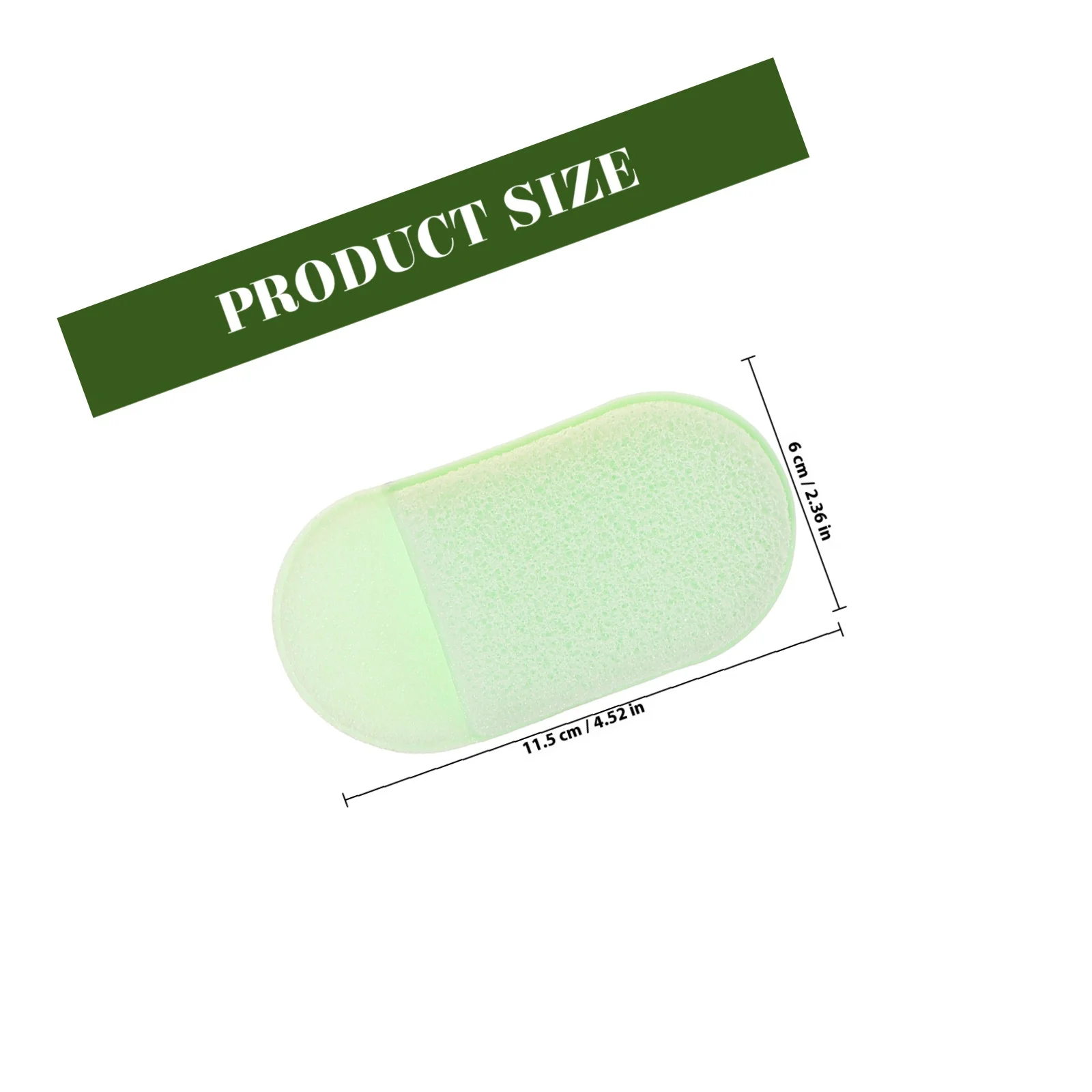 5 個のフェイシャルスポンジメイクアップスポンジクレンジング角質除去洗顔用再利用可能なソフトポータブル美容ツール家庭旅行用