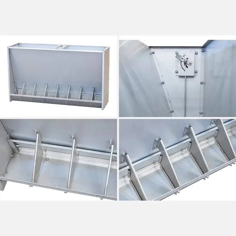 High Performance New Customized Automatic Wet/Dry Trough SS304 Pig Feeder with Long Service Life