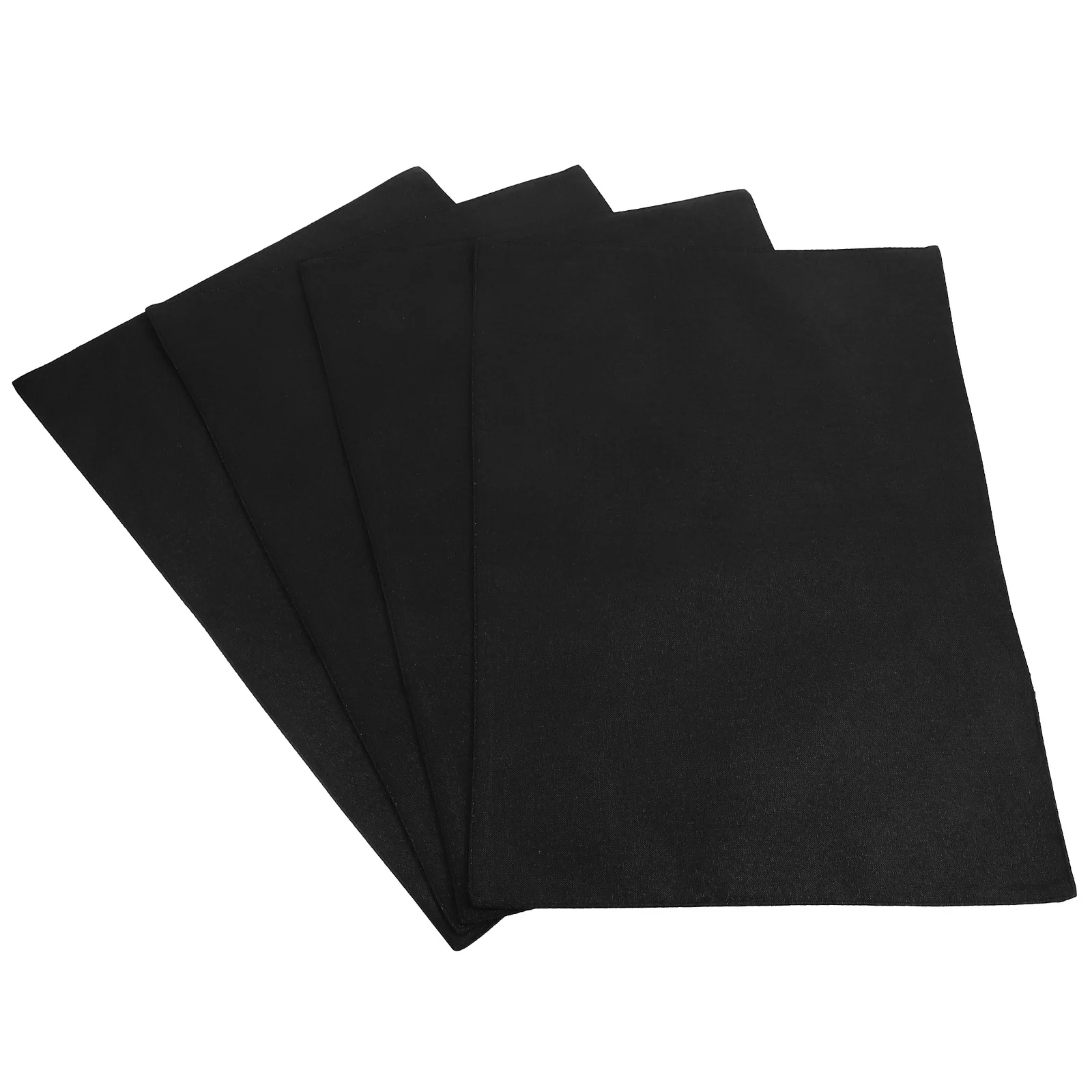 

4Pcs Placemats for Dining Table Linen Material Foldable Rectangular Table Placemats Kitchen Countertop Mat Space-Saving Design