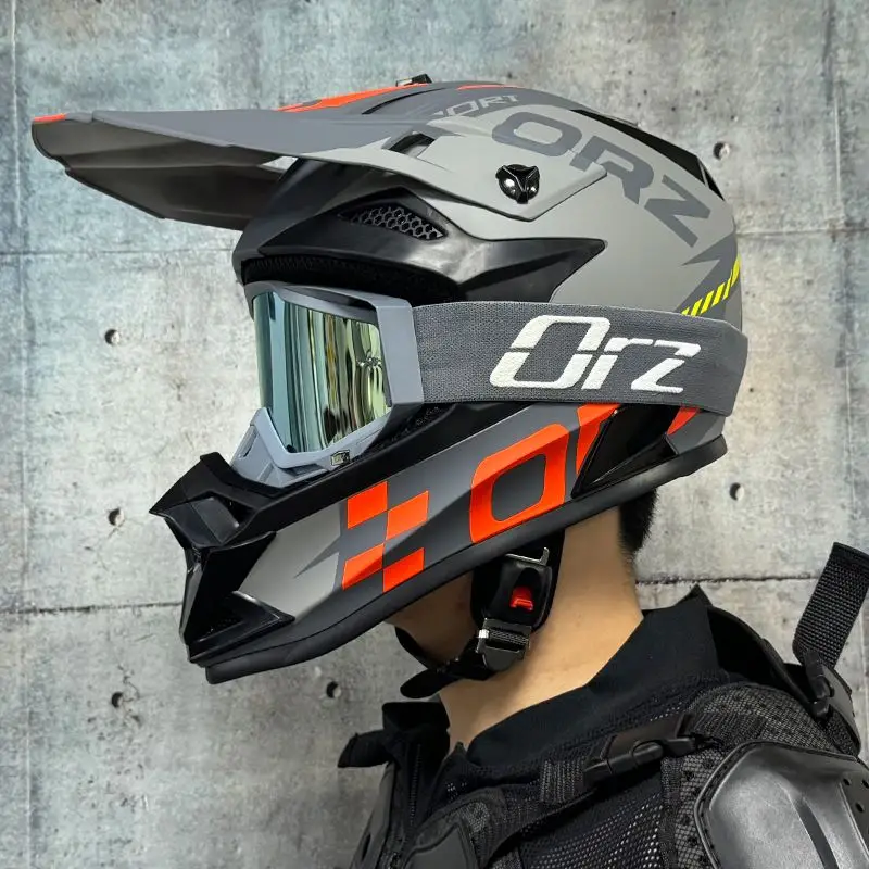 ORZ Helmets Motorcycles Kask Cross Downhill Soporte Casco Off Road Helmet Racing Classic Motorcycle Original