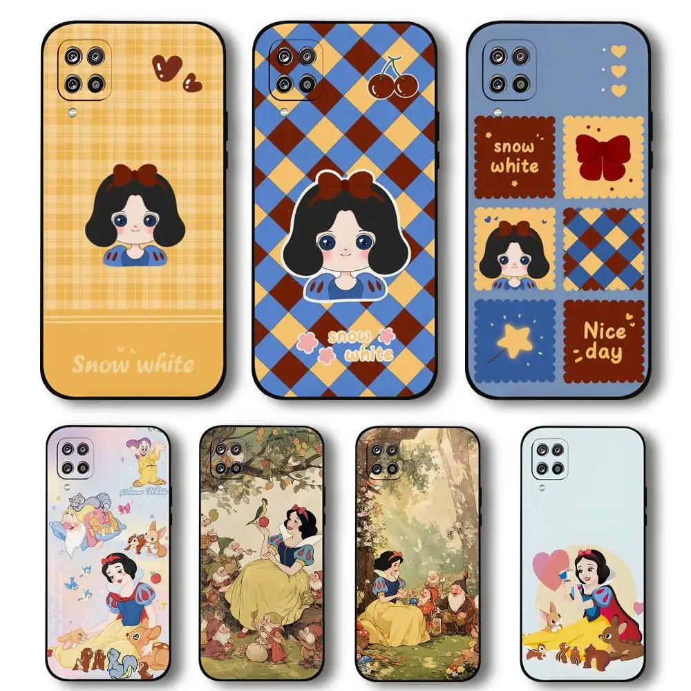 S-Snow White Princess Handyhülle für Samsung Galaxy S21 S22 S23 S24ULTRA S25ULTRA FE Ultra Plus5G A52S S26 Soft Cover