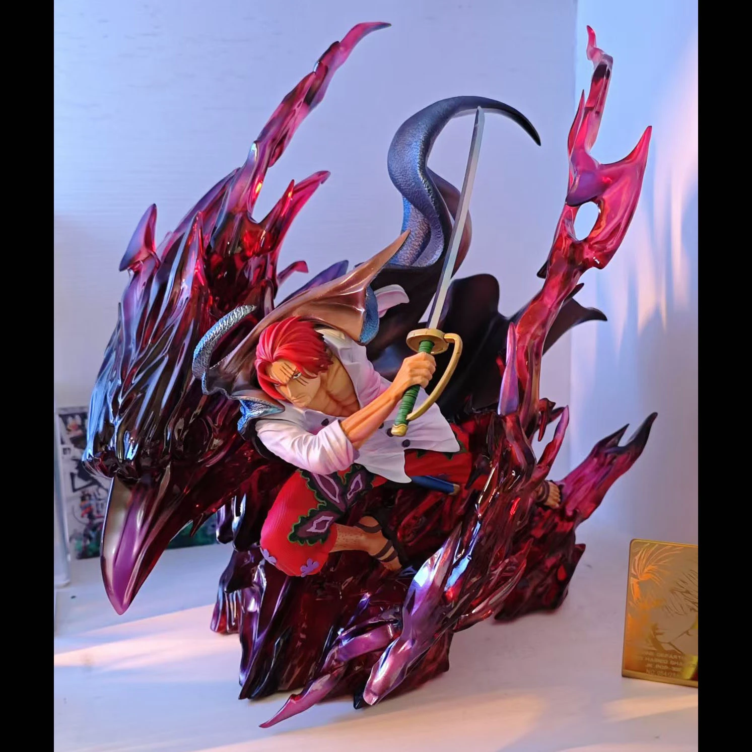 

Оригинальный ONE PIECE JacksDo Kamusar, аниме, периферийная статуя из смолы, коллекция боевых штатов, украшения, модель, подарочные игрушки для детей