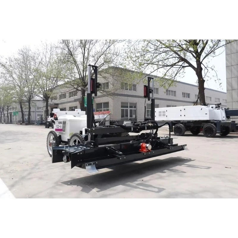 VANSE YZS2-4 Remote Control Concrete Laser Leveling Machine Hydraulic Paving Leveling Finishing Auger Telescopic Boom