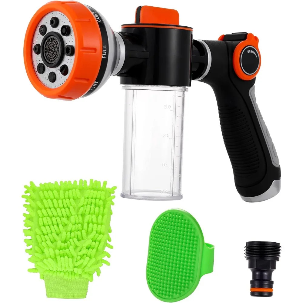 

Шланг для мытья собак, 8 моделей садового шланга высокого давления, распылитель мыла с дозатором мыла, бутылка для мытья собак, полива цветов, C