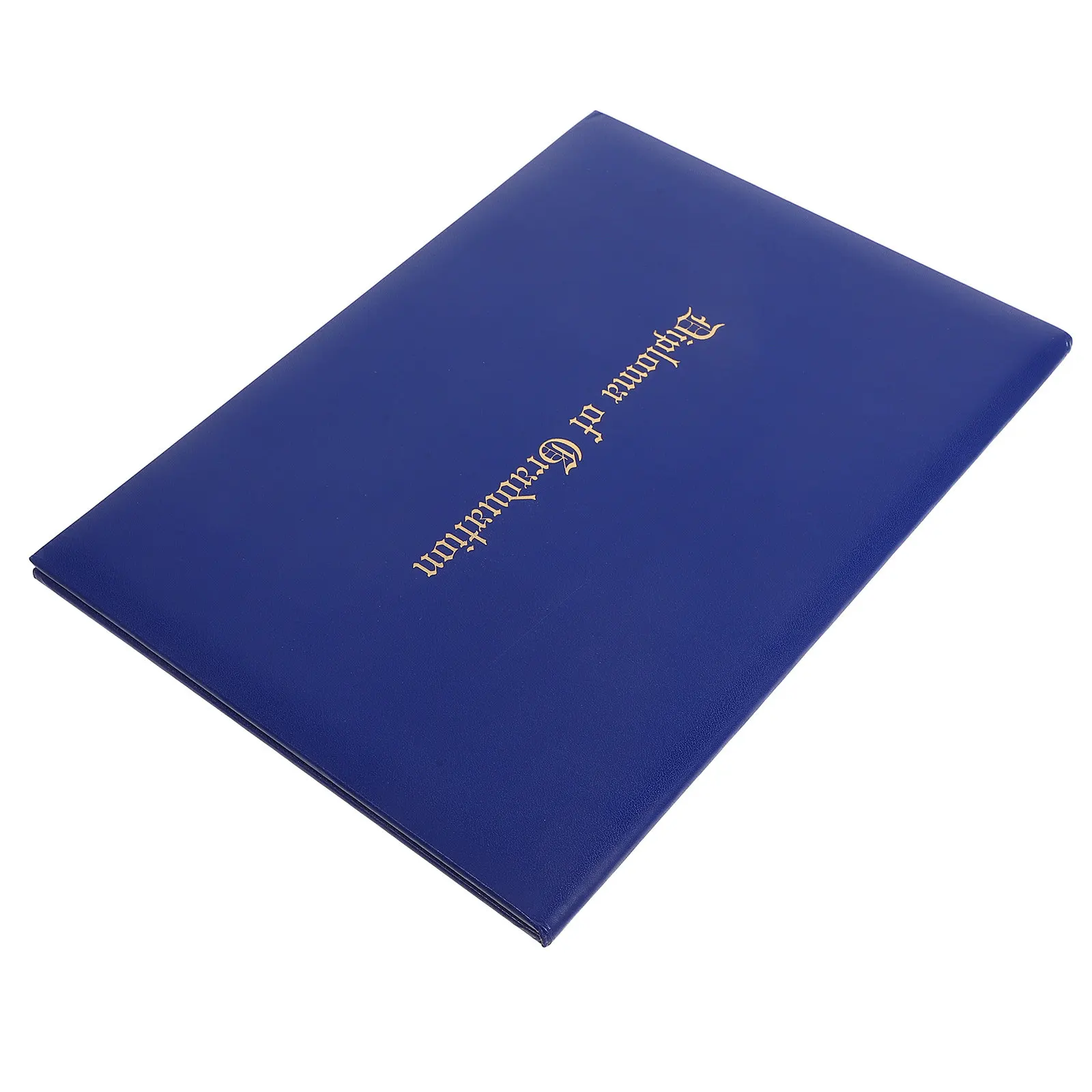 sleek-pvc-sponge-diploma-folder-book-style-single-diploma-cover-for-horizontal-vertical-documents-hard-cover-certificate-holder