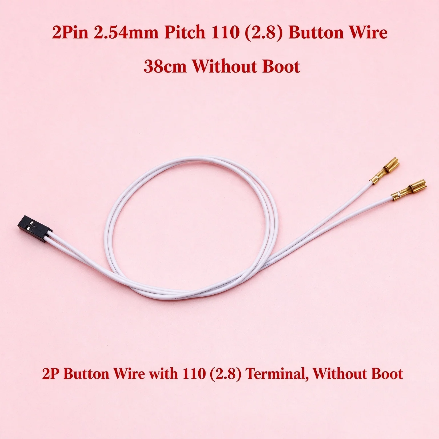 10PCS 2P Arcade Button Wire Harness Joystick Fighting Stick Pushbutton Cable Dupont Connector for Game Controller DIY Accessorie