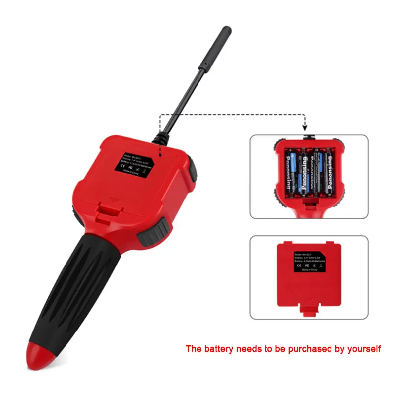 Handheld 2.4 Inch With Screen 5.5mm Endoscope Camera Industrial Pipeline Auto Repair Unlock Tool