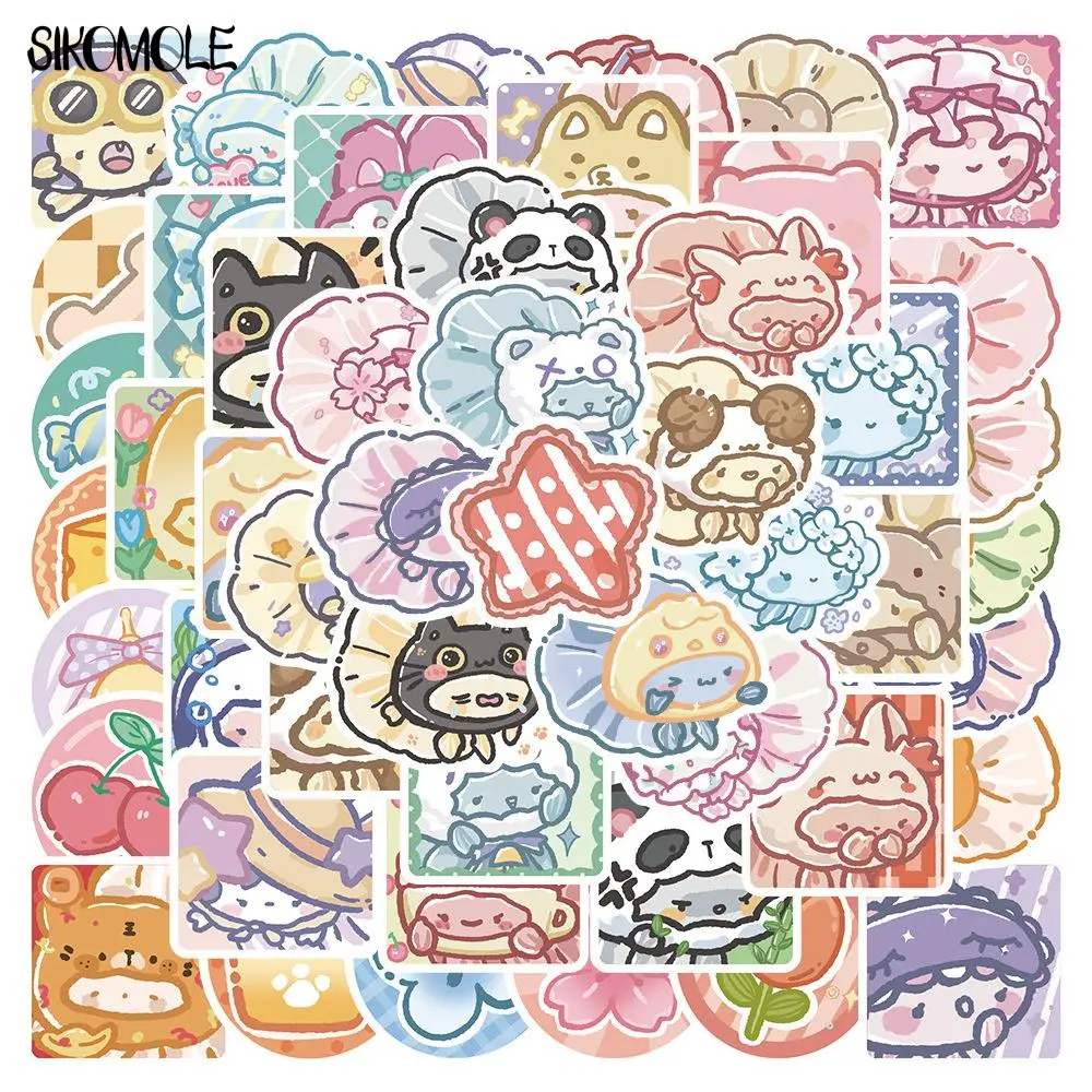 10/30/50PCS Cute Cartoon Little Goldfish Stickers Animal DIY Laptop Luggage Skateboard Suitcase Guitar Graffiti Decal Sticker F5