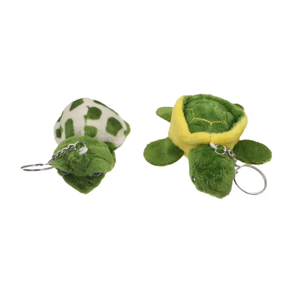 Gifts Car Key Ring Ornaments Bag Pendant Sea Turtle Tortoise Pendant Plush Key Chain Korean Style Key Buckle Women Key Holder