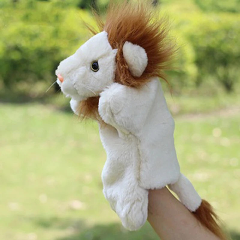 Weiches Tierspielzeug, gefülltes Geschenk, Löwe, Kinderzimmer, Kleinkind, Handpuppe, Plüschtier