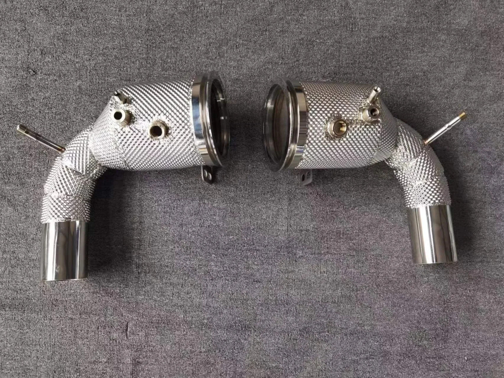 304ss Exhaust Downpipe for Porsche 992 4s 992 Turbo S Exhaust Pipe