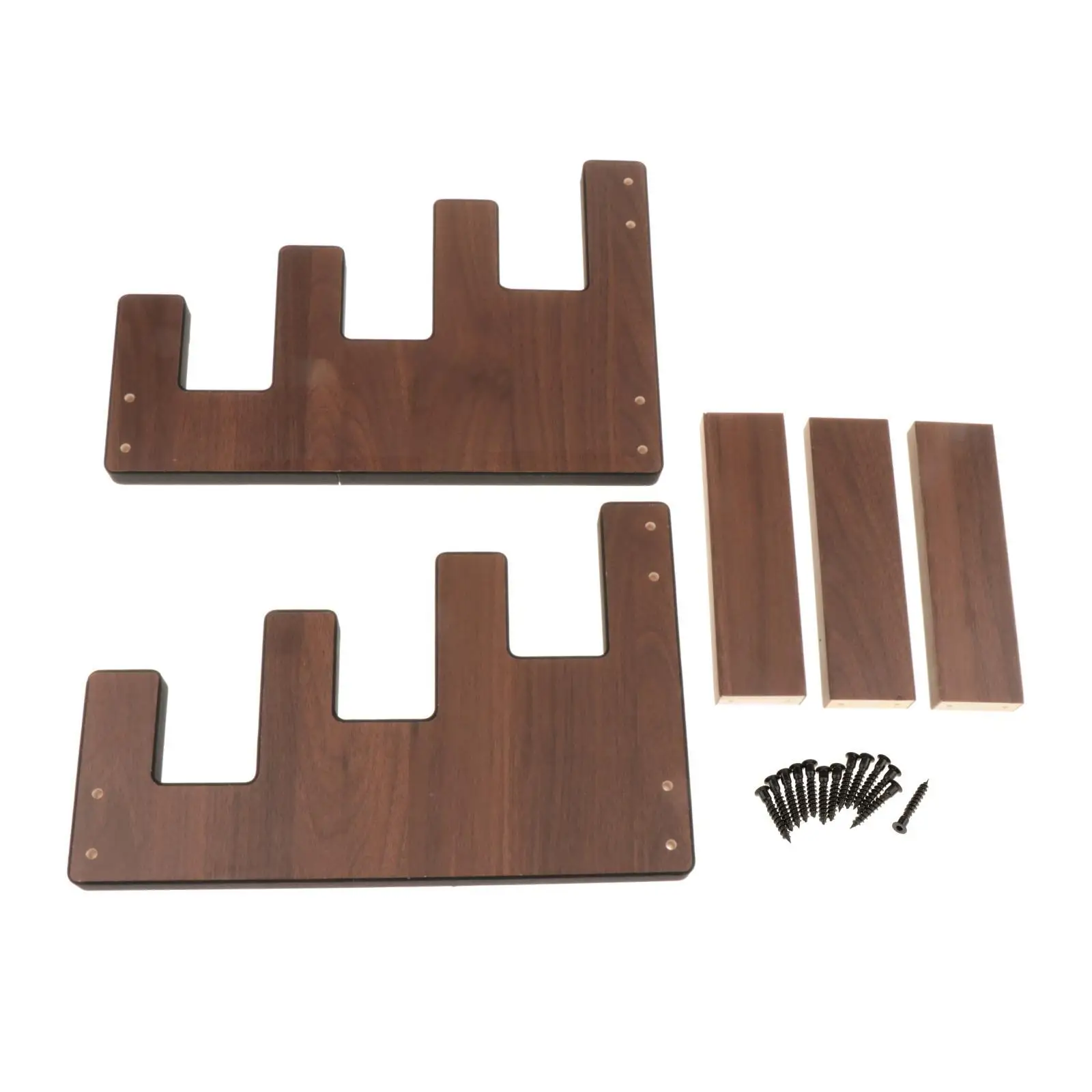 Bamboo Guitar Stand Multiple Acoustic Electric Guitar Rack Space Saving Display for Guitar Bass Home Music Room