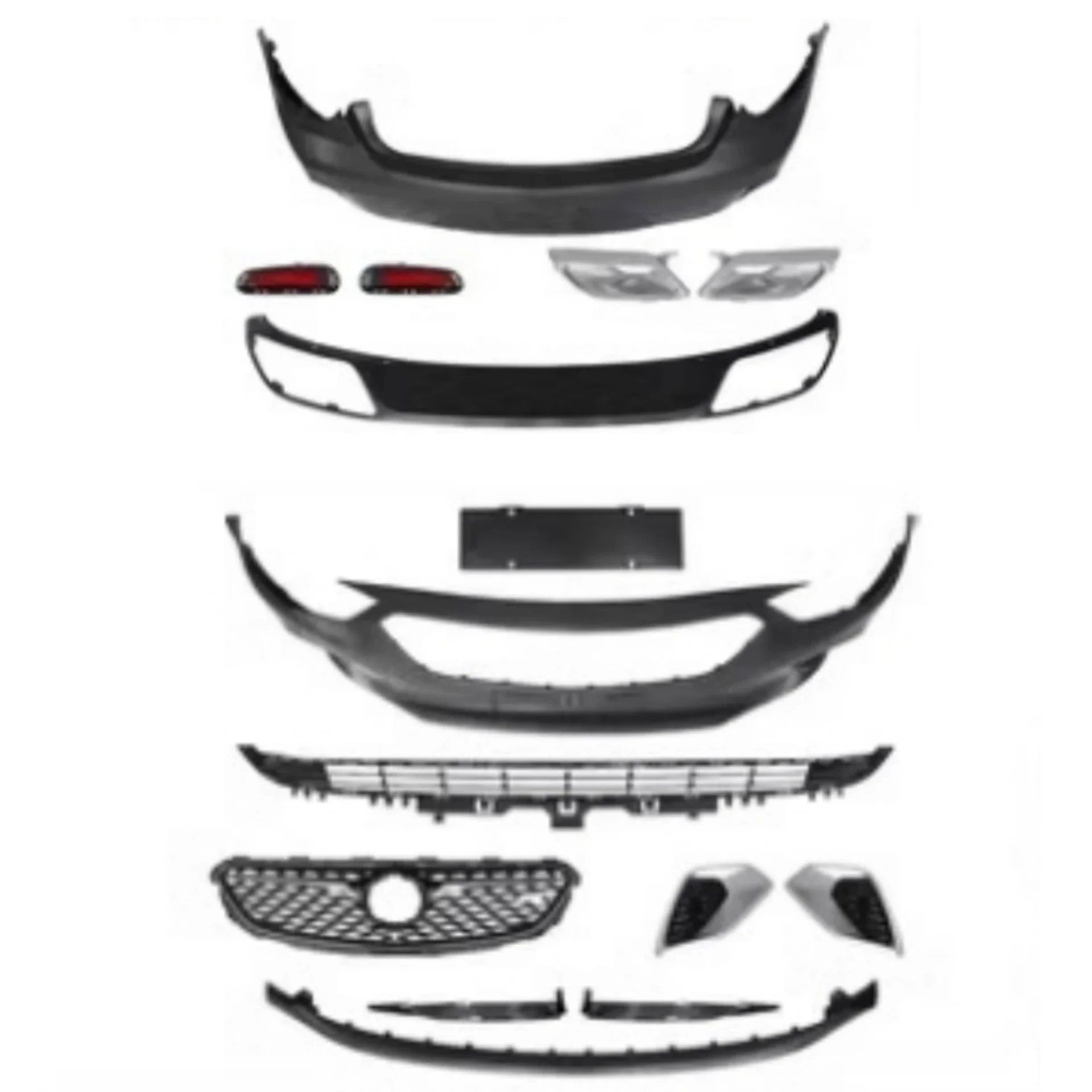 

Body Kit Front Rear Bumper Assembly Grille for Buick Regal Opel Insignia 17-19 GS Surround Car Accessories